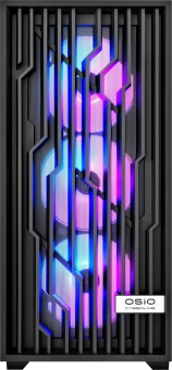 ПК Osio CyberLine C59i i5 12400F (2.5) 16Gb SSD1Tb RTX3050 6Gb без ОС GbitEth 550W черный (С59I-001B) - купить недорого с доставкой в интернет-магазине