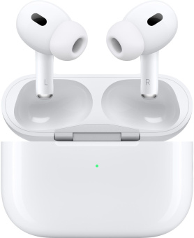 Гарнитура внутриканальные Apple AirPods Pro 2 A2698 A2699 A2700 белый беспроводные bluetooth в ушной раковине (MQD83HN/A) - купить недорого с доставкой в интернет-магазине