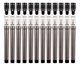 Ручка гелев. Deli S95 ассорти d=0.5мм черн. черн. линия 0.35мм - купить недорого с доставкой в интернет-магазине