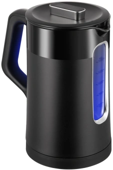 Чайник электрический Redmond KG225 1.5л. 2200Вт черный корпус: пластик/стекло - купить недорого с доставкой в интернет-магазине