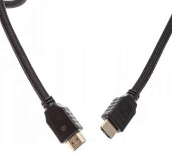 Кабель аудио-видео Cactus CS-HDMI.2-1.5 HDMI (m)/HDMI (m) 1.5м. Позолоченные контакты черный - купить недорого с доставкой в интернет-магазине
