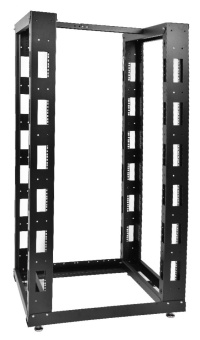 Стойка двухрамная ЦМО СТК-24.2-9005 24U 620ммX800мм направл.под закл.гайки 250кг черный - купить недорого с доставкой в интернет-магазине