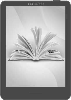 Электронная книга Digma pro Moon 6 6" E-Ink Carta 758x1024 1.8Ghz 1Gb/32Gb/SD/microSDHC/подсветка дисплея темно-серый - купить недорого с доставкой в интернет-магазине