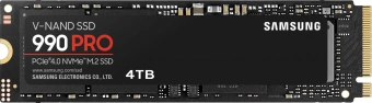 Накопитель SSD Samsung PCIe 4.0 x4 4TB MZ-V9P4T0BW 990 Pro M.2 2280 - купить недорого с доставкой в интернет-магазине