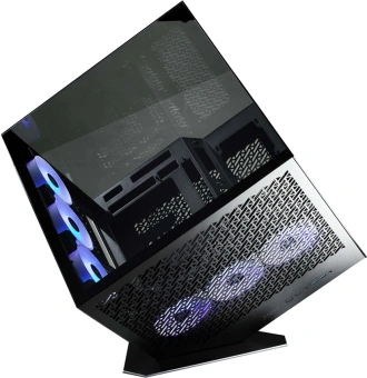 Корпус Azza CUBE PLUS черный без БП ATX 6x120mm 2xUSB3.0 1xUSB3.1 audio bott PSU - купить недорого с доставкой в интернет-магазине