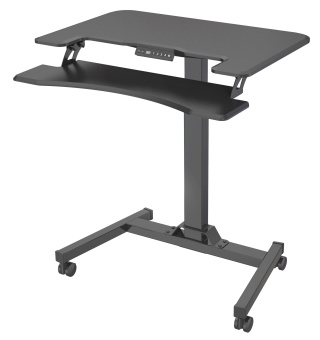 Стол для ноутбука Cactus VM-FDE103 столешница МДФ черный 91.5x56x123см (CS-FDE103BBK) - купить недорого с доставкой в интернет-магазине