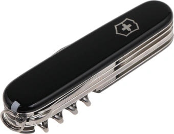 Нож перочинный Victorinox Huntsman (1.3713.3) 91мм 15функц. черный карт.коробка - купить недорого с доставкой в интернет-магазине