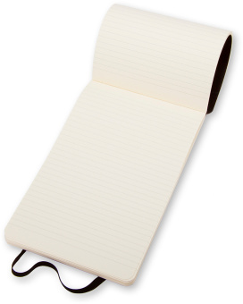 Блокнот Moleskine REPORTER SOFT QP811 Pocket 90x140мм 192стр. линейка мягкая обложка черный - купить недорого с доставкой в интернет-магазине