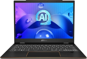 Ноутбук MSI Summit E13 AI Evo A1MTG-001US Core Ultra 7 155H 16Gb SSD1Tb Intel Arc 13.3" IPS Touch FHD+ (1920x1200) Windows 11 Home Multi Language black WiFi BT Cam (9S7-13P411-001) - купить недорого с доставкой в интернет-магазине