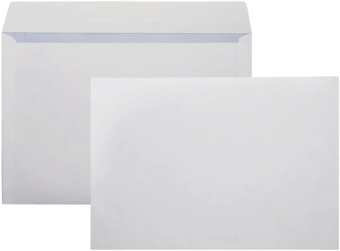 Конверт Silwerhof Eco С40.10.50 C4 229x324мм белый силиконовая лента 90г/м2 (pack:50pcs) - купить недорого с доставкой в интернет-магазине