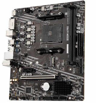 Материнская плата MSI B550M-A PRO Soc-AM4 AMD B550 2xDDR4 mATX AC`97 8ch(7.1) GbLAN RAID+DVI+HDMI - купить недорого с доставкой в интернет-магазине