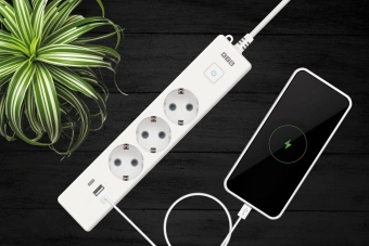 Сетевой удлинитель Powercube PC-5-2M 1.9м (3 розетки) белый (коробка) - купить недорого с доставкой в интернет-магазине