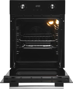 Духовой шкаф Электрический Hyundai HEO 45411 BG черный/серебристый - купить недорого с доставкой в интернет-магазине