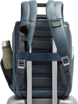 Рюкзак мужской Piquadro Tebe CA7158W144/BLU синий натур.кожа - купить недорого с доставкой в интернет-магазине
