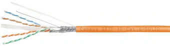 Кабель информационный Cabeus SFTP-4P-CAT.6-SOLID-LSZH кат.6 SF/UTP 4 пары LSZH внутренний 305м оранжевый - купить недорого с доставкой в интернет-магазине