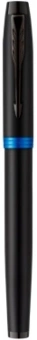 Ручка перьев. Parker IM Vibrant Rings F315 (2172858) Marine Blue PVD F сталь нержавеющая подар.кор. - купить недорого с доставкой в интернет-магазине
