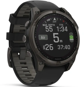 Смарт-часы Garmin Fenix 8 Solar 51мм 1.4" MIP корп.черный рем.черный (010-02907-11) - купить недорого с доставкой в интернет-магазине