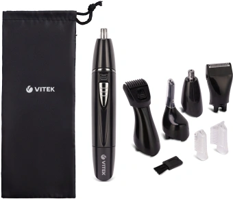 Триммер Vitek VT-2545 черный (насадок в компл:4шт) - купить недорого с доставкой в интернет-магазине