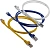 Патч-корд Lanmaster LAN-PC45/S5E-15-VI FTP RJ-45 вил.-вилка RJ-45 кат.5E 15м фиолетовый LSZH