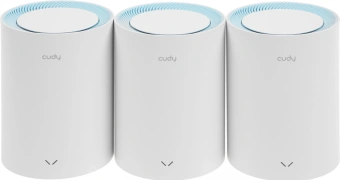 Бесшовный Mesh роутер Cudy M1200 (M1200(3-PACK)) AC1200 10/100BASE-TX белый (упак.:3шт) - купить недорого с доставкой в интернет-магазине