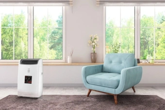 Кондиционер мобильный Funai Camomiru MAC-CM46HPN04 белый площ.32м2 - купить недорого с доставкой в интернет-магазине