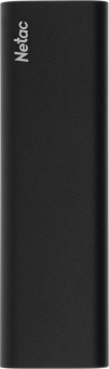 Накопитель SSD Netac USB-C 2Tb NT01ZSLIM-002T-32BK Z Slim 1.8" черный - купить недорого с доставкой в интернет-магазине