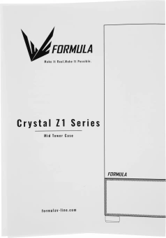 Корпус Formula Crystal Z1 PLUS белый без БП ATX 2x120mm 2xUSB2.0 1xUSB3.0 audio bott PSU - купить недорого с доставкой в интернет-магазине
