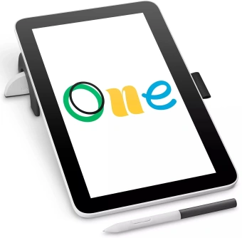 Графический планшет-монитор Wacom One 12 LED USB Type-C белый - купить недорого с доставкой в интернет-магазине