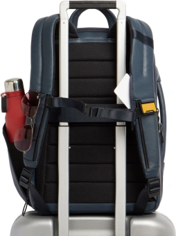 Рюкзак мужской Piquadro Russel CA7162W137/BLU синий натур.кожа - купить недорого с доставкой в интернет-магазине