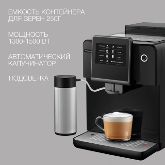 Кофемашина Rondell RDE-1110 1500Вт черный - купить недорого с доставкой в интернет-магазине