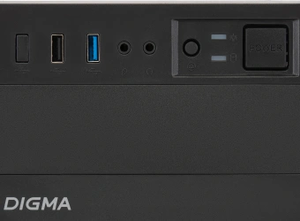 Корпус Digma DCC-MN302 черный без БП mATX 1x80mm 2x120mm 1xUSB2.0 1xUSB3.0 audio - купить недорого с доставкой в интернет-магазине