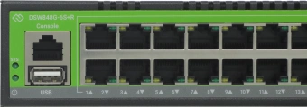 Коммутатор Digma DSW848G-6S+R (L3) 48x1Гбит/с 6SFP+ управляемый - купить недорого с доставкой в интернет-магазине