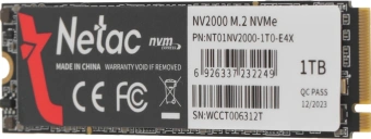 Накопитель SSD Netac PCIe 3.0 x4 1TB NT01NV2000-1T0-E4X NV2000 M.2 2280 - купить недорого с доставкой в интернет-магазине