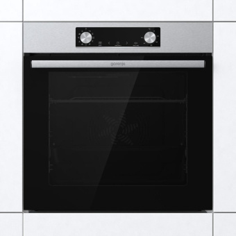Духовой шкаф Электрический Gorenje BO6735E05X нержавеющая сталь/черный - купить недорого с доставкой в интернет-магазине