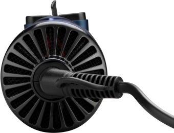 Фен-щетка Hyundai H-HB0110 1000Вт синий - купить недорого с доставкой в интернет-магазине