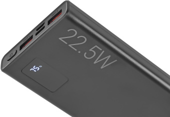 Мобильный аккумулятор Digma DGPF10A 10000mAh QC3.0/PD3.0 22.5W 3A 2xUSB-A/USB-C черный (DGPF10A22PBK) - купить недорого с доставкой в интернет-магазине