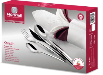 Набор столовых приборов Rondell Kerstin RD-245 набор из 24предм. стальной - купить недорого с доставкой в интернет-магазине
