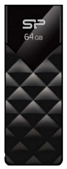 Флеш Диск Silicon Power 64GB Ultima U03 SP064GBUF2U03V1K USB2.0 черный - купить недорого с доставкой в интернет-магазине