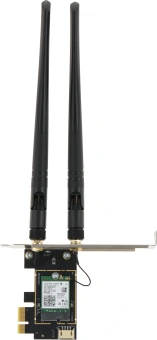Сетевой адаптер Wi-Fi + Bluetooth Cudy WE3000 АХ5400 PCI Express (ант.внеш.съем) 2ант. - купить недорого с доставкой в интернет-магазине