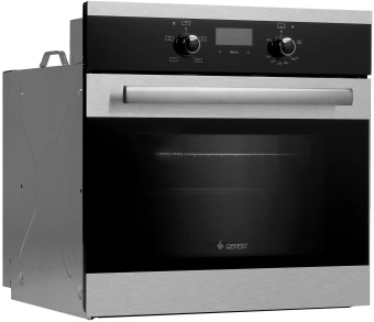 Духовой шкаф Газовый Gefest ДГЭ 621-03 Н5 нержавеющая сталь/черный - купить недорого с доставкой в интернет-магазине