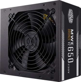 Блок питания Cooler Master ATX 650W MWE Bronze V3 Gen.5 80+ bronze 24pin APFC 120mm fan 6xSATA RTL - купить недорого с доставкой в интернет-магазине