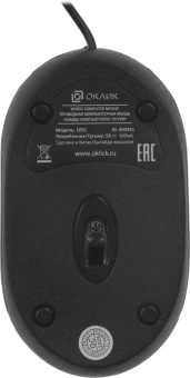 Мышь Оклик 105S черный оптическая 800dpi USB для ноутбука 3but (400941) - купить недорого с доставкой в интернет-магазине