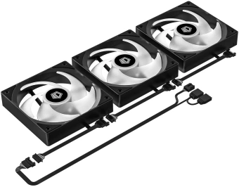 Система водяного охлаждения ID-Cooling FX360 LCD ARGB Soc-AM5/AM4/1200/1700/1851 черный 4-pin 27.2dB Al+Cu LCD 350W Ret - купить недорого с доставкой в интернет-магазине