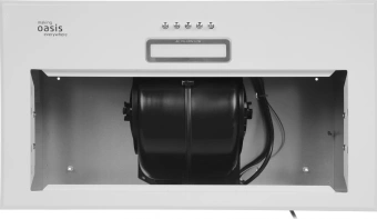 Вытяжка встраиваемая Oasis VM-52W белый управление: кнопочное (1 мотор) - купить недорого с доставкой в интернет-магазине