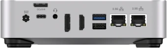 ПК Мини Chuwi AuBox Ryzen 7 8745HS (3.8) 780M без ОС 2x2.5GbitEth WiFi BT 120W серебристый/черный - купить недорого с доставкой в интернет-магазине