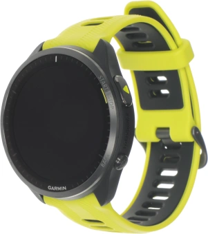 Смарт-часы Garmin Forerunner 965 47мм 1.4" AMOLED корп.черный рем.черный/желтый разм.брасл.:135-205мм (010-02809-12) - купить недорого с доставкой в интернет-магазине
