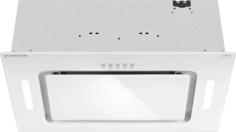 Вытяжка встраиваемая Meferi Ultra INBOX52WH Glass белый управление: кнопочное (1 мотор) - купить недорого с доставкой в интернет-магазине