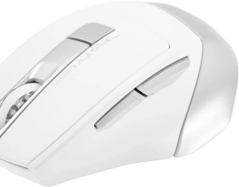 Мышь A4Tech Fstyler FB35 белый/серый оптическая 2000dpi беспров. BT/Radio USB для ноутбука 6but (FB35 ICY WHITE) - купить недорого с доставкой в интернет-магазине