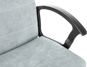 Кресло Бюрократ Triest Fabric серо-голубой Light-28 крестов. металл черный - купить недорого с доставкой в интернет-магазине