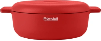 Сотейник Rondell Red Edition RDA-1119 d=24см (с крышкой) красный - купить недорого с доставкой в интернет-магазине